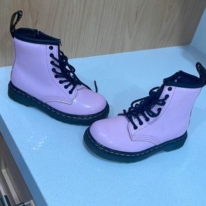 Toddler girl pink dr marten